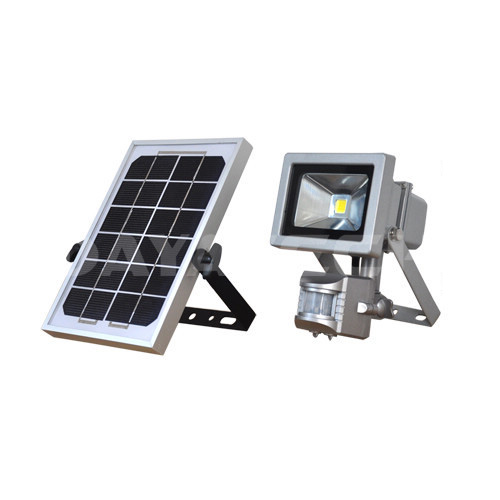 Luz de seguridad LED solar de movimiento PIR de 10 W